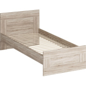 Кровать Шведский Стандарт СИРИУС односпальная 205x96x82 см бежевая дуб сонома 2.02.04.170.3 от магазина РЭССИ