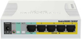 Коммутатор MikroTik RB260GSP CSS106-1G-4P-1S (L2) 5x1Гбит/с 1SFP 4PoE управляемый от магазина РЭССИ