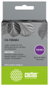 Картридж ленточный Cactus CS-TZESE4 TZe-SE4 черный для Brother PT-P700, P750W, P900W, P950W, D600VP, PT-2430PC, 2700VP, PT-E550WVP от магазина РЭССИ