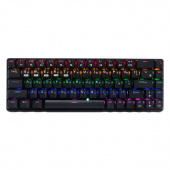 Клавиатура провод./беспров. Gembird KBW-G500L механ. BT 5.0/24 ГГц/USB Outemu Blue Rainbow 68 кл от магазина РЭССИ