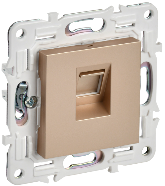 SKANDY Розетка компьютерная RJ45 кат.5E SK-K01Sa песочный IEK от магазина РЭССИ
