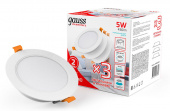 Светильник Gauss Elementary Downlight 5Вт 4000K белый круглый (9100420205T) от магазина РЭССИ