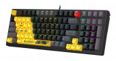 Клавиатура A4Tech Bloody S98 механическая желтый/серый USB for gamer LED (SPORTS LIME) от магазина РЭССИ