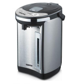 Термопот Centek CT-1084 сталь 6.0 л 800 Вт 2 способа подачи повторное кипячение двойная защита от магазина РЭССИ