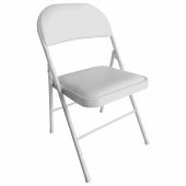 Стул складной BRABIX Golf Plus Cf-003 Комфорт белый каркас кожзам белый 532888 от магазина РЭССИ