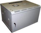 Шкаф коммутационный Lanmaster (TWT-CBWPG-12U-6X6-GY) настенный 12U 600x600мм пер.дв.стекл 60кг серый от магазина РЭССИ