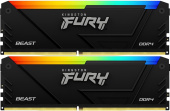 Память DDR4 2x8GB 3600MHz Kingston KF436C17BB2AK2/16 Fury Beast RGB RTL Gaming PC4-28800 CL17 DIMM 288-pin 1.35В kit single rank с радиатором Ret от магазина РЭССИ