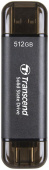 Накопитель SSD Transcend USB-C 512Gb TS512GESD310C серый USB от магазина РЭССИ