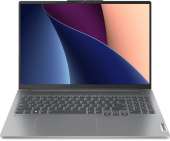 Ноутбук Lenovo IdeaPad 5 Pro 16IRH8 Core i7 13700H 16Gb SSD512Gb NVIDIA GeForce RTX 3050 6Gb 16" IPS 2.5K (2560x1600) noOS grey WiFi BT Cam (83AQ006MRK) от магазина РЭССИ