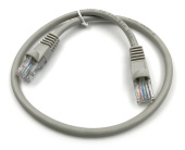 Патч-корд KingPrice KP-PC-c5e-0.5m-g 1Гбит/с UTP 4 пары cat.5E CCA molded 0.5м серый RJ-45 (m)-RJ-45 (m) от магазина РЭССИ