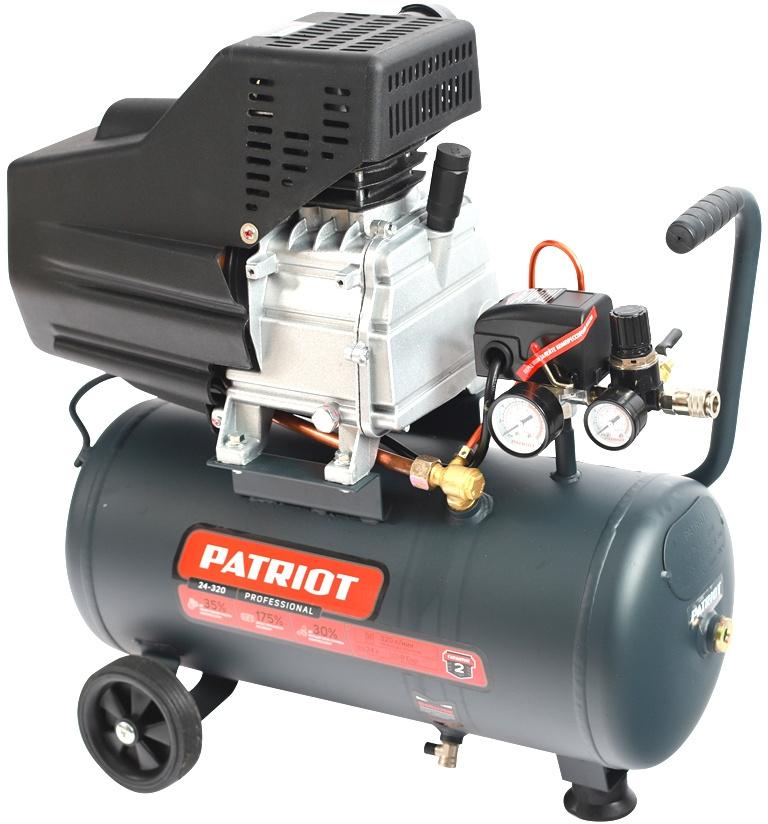 Компрессор поршневой Patriot Professional 24-320 масляный 320л/мин 24л 2000Вт от магазина РЭССИ