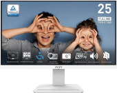 Монитор MSI 24.5" Pro MP253W белый IPS LED 16:9 HDMI M/M матовая HAS Piv 300cd 178гр/178гр 1920x1080 100Hz VGA DP FHD 3.03кг от магазина РЭССИ