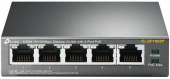 Коммутатор TP-Link TL-SF1005P 5x100Mb 4PoE 58W неуправляемый от магазина РЭССИ