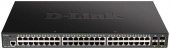 Коммутатор D-Link DGS-1250-52XMP/A1A 48G 4SFP+ 48PoE+ 370W управляемый от магазина РЭССИ