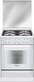 Плита Газовая Gefest ПГ 6300-02 0040 белый (стеклянная крышка) реш.чугун от магазина РЭССИ