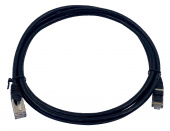 Патч-корд Buro STP 4 пары cat7 CCA molded 2м черный RJ-45 (m)-RJ-45 (m) от магазина РЭССИ