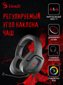 Наушники с микрофоном A4Tech Bloody G573 черный 2м мониторные USB оголовье (G573) от магазина РЭССИ