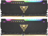 Память DDR4 2x8Gb 3200MHz Patriot PVSR416G320C8K Viper Steel RGB RTL Gaming PC4-25600 CL18 DIMM 288-pin 1.35В dual rank с радиатором Ret от магазина РЭССИ