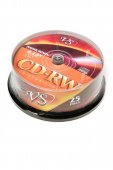 Перезаписываемый компакт-диск VS CD-RW 80 4-12x CB/25 от магазина РЭССИ
