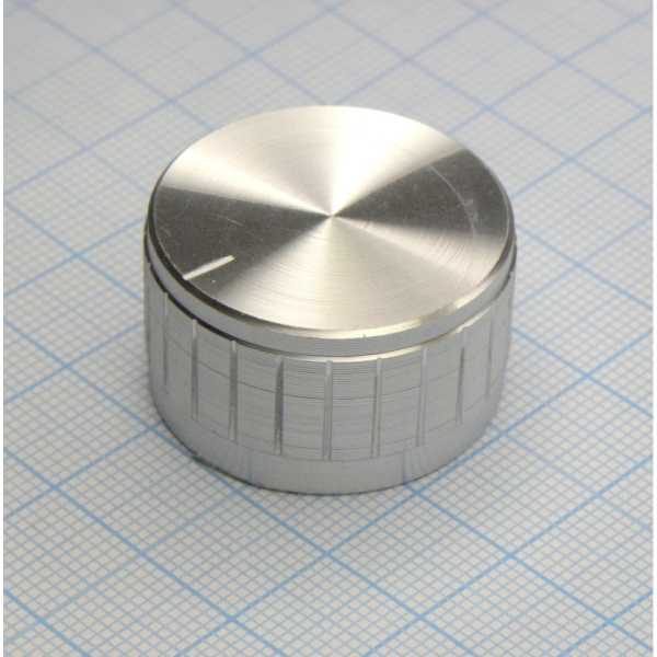 Ручка 30X17BL серебр. насечка d=6 от магазина РЭССИ