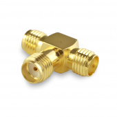 Переходник Т-типа SMA(female)-SMA(female)-SMA(female) от магазина РЭССИ