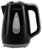 Чайник электрический Starwind SKP2316 1.7л. 2200Вт черный/серый (корпус: пластик) от магазина РЭССИ