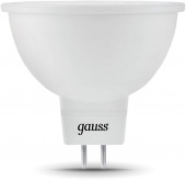 Лампа светодиодная Gauss Black 7Вт цок.:GU5.3 рефлектор 220B 4100K св.свеч.бел.ней. MR16 (упак.:10шт) (101505207) от магазина РЭССИ