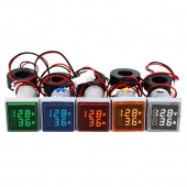 VA22S-BLUE-500-100 Цифровой вольтметр амперметр  (4093-B) FUT Arduino совместимый от магазина РЭССИ
