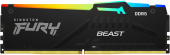 Память DDR5 16GB 5600MHz Kingston KF556C36BBEA-32 Fury Beast Expo RGB RTL Gaming PC5-44800 CL36 DIMM 288-pin 1.25В kit single rank с радиатором Ret от магазина РЭССИ