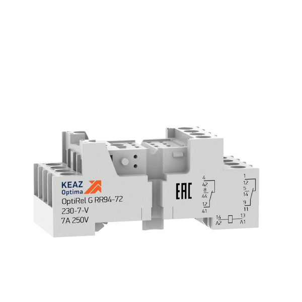 Розетка для реле OptiRel G RR94-74-230-7-V от магазина РЭССИ