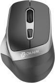 Мышь Оклик 516MW черный/серебристый оптическая (1600dpi) silent беспроводная BT/Radio USB для ноутбука (6but) от магазина РЭССИ