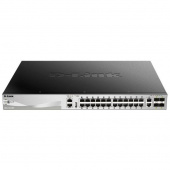 Коммутатор D-Link DGS-3130-30PS/B1A 24G 2x10G 4SFP+ 24PoE 370W управляемый от магазина РЭССИ