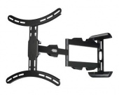 Кронштейн для телевизора Hama H-108712 черный 32"-65" макс.25кг настенный поворотно-выдвижной и наклонный от магазина РЭССИ