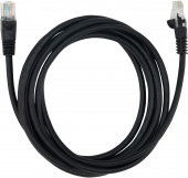 Патч-корд Buro UTP 4 пары cat5E CCA molded 3м черный RJ-45 (m)-RJ-45 (m) от магазина РЭССИ