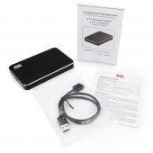 USB 3.0 Внешний корпус 2.5" SATA AgeStar 3UB2A18 (BLACK) алюминий+пластик черный от магазина РЭССИ