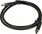 Кабель аудио-видео High Speed HDMI (m)/HDMI (m) 1м. Позолоченные контакты черный от магазина РЭССИ