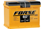 Аккумуляторная батарея FORSE 6ст-60 VL 1 640A 560109050 от магазина РЭССИ