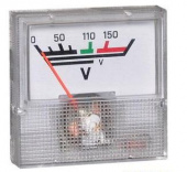 Вольтметр щитовой 150В AC (40x40)   --- от магазина РЭССИ