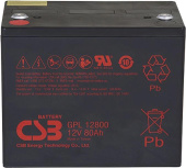 Батарея для ИБП CSB GPL12800 12В 80Ач от магазина РЭССИ