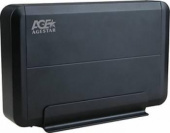 Внешний корпус для HDD AgeStar 3UB3O8 SATA USB3.0 пластик/алюминий черный 3.5" от магазина РЭССИ