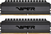 Память DDR4 2x8Gb 4400МГц Patriot PVB416G440C8K Viper 4 Blackout RTL Gaming PC4-35200 CL18 DIMM 288-pin 1.45В с радиатором Ret от магазина РЭССИ