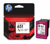 Картридж струйный HP 651 C2P11AE многоцветный (300стр.) для HP DJ IA от магазина РЭССИ