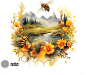 Коврик для мыши Cactus Honeybee 220x180x2мм (CS-MP-P09XS) от магазина РЭССИ