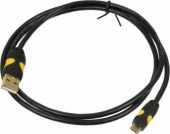 Кабель 2A Smooth Connector USB (m)-micro USB (m) 1м черный от магазина РЭССИ