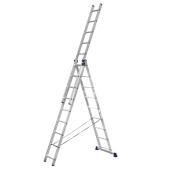 Трехсекционная универсальная алюминиевая лестница Алюмет 3х9. Серия H3 5309 от магазина РЭССИ