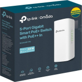 Коммутатор TP-Link JetStream SG2005P-PD 5x1Гбит/с 4PoE+ 1PoE++ 64W управляемый от магазина РЭССИ