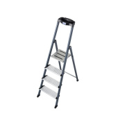 Стремянка анодированные боковины Krause MONTO SECURO 4 ступени 126429 от магазина РЭССИ