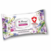 Салфетки влажные МЕЛОДИЯ 150 шт. Антибактериальные с пластиковым клапаном 115226 от магазина РЭССИ