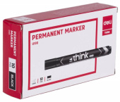 Маркер DELI перманентный Think круглый пиш. наконечник 1.5мм черный EU10020 от магазина РЭССИ