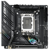 Материнская плата Asus ROG STRIX B660-I GAMING WIFI Soc-1700 Intel B660 2xDDR5 mini-ITX AC`97 8ch(7.1) 2.5Gg RAID+HDMI+DP от магазина РЭССИ